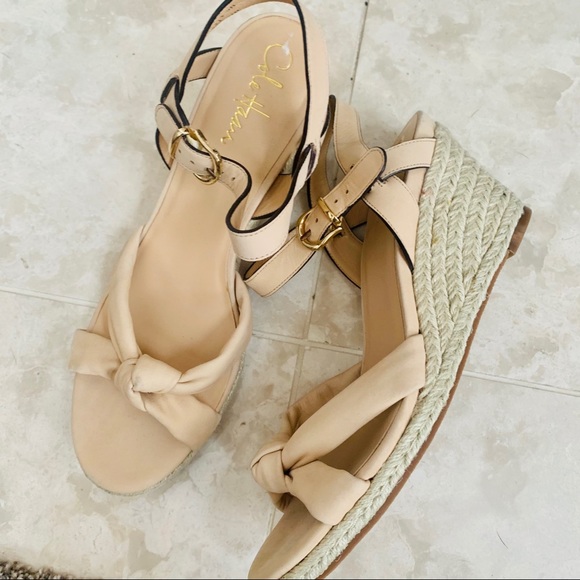 Cole Haan Shoes - COLE HAAN Neutral Espadrille Sandals